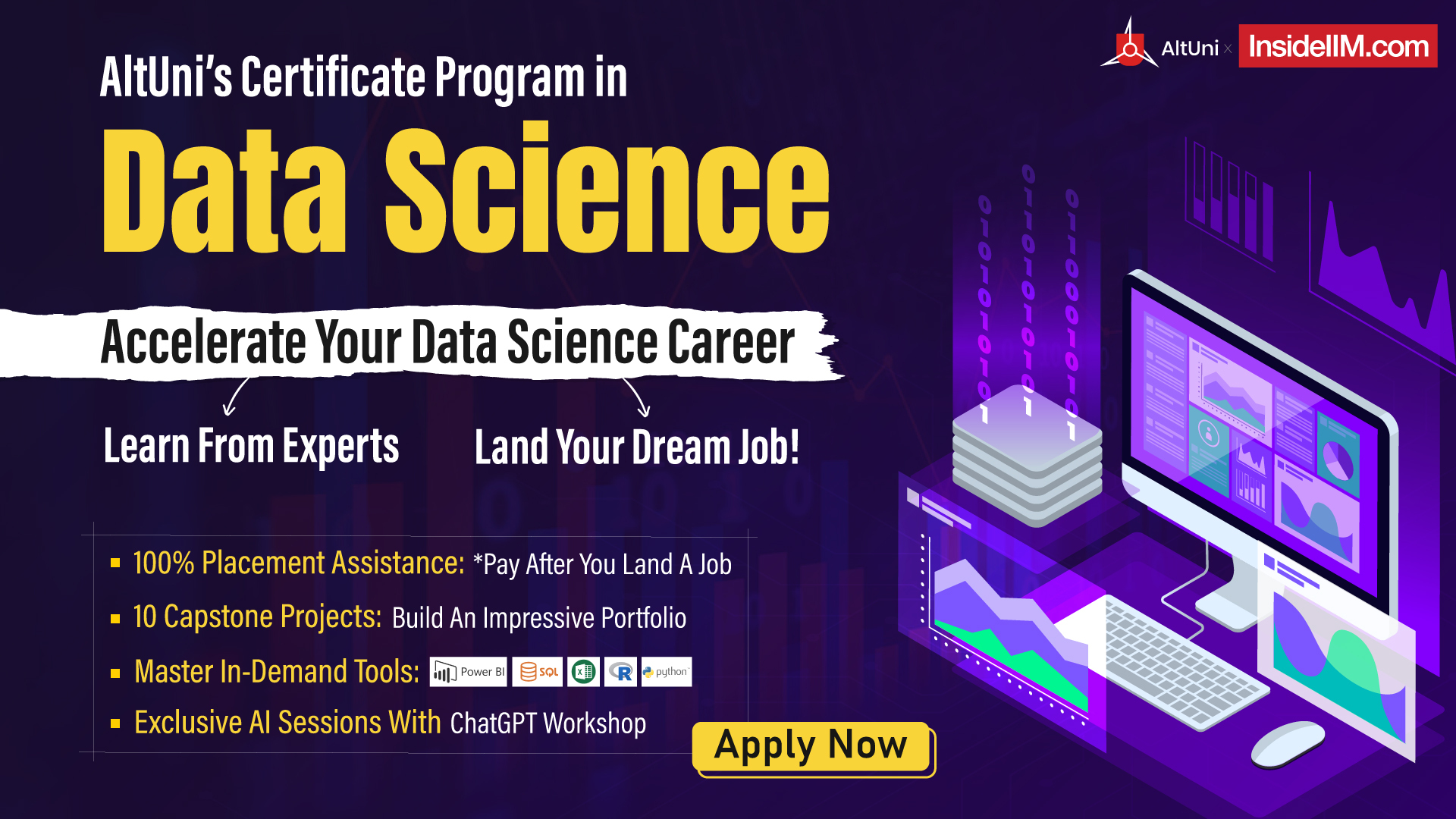 AltUni's Certificate Program In Data Science
