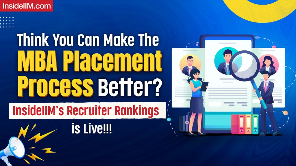 Recruiter Rankings 2023-24 By InsideIIM - Shape The MBA Placement Process