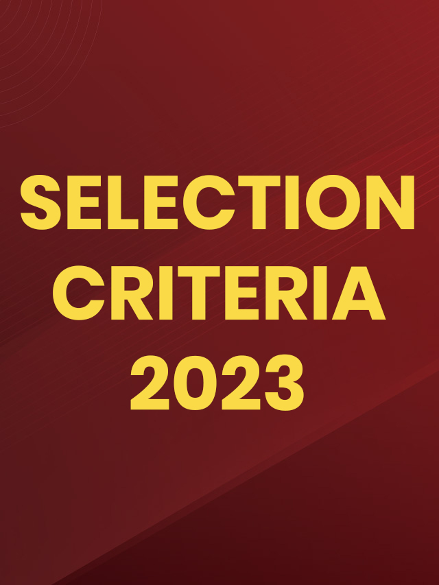 Selection Criteria 2023