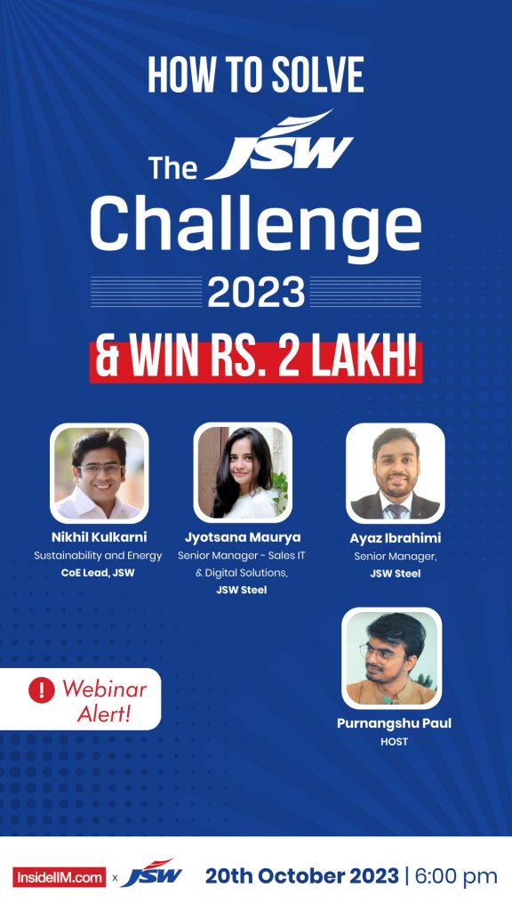 How To Crack The JSW Challenge 2023: Insider Tips and Live Q&A with Industry Leaders