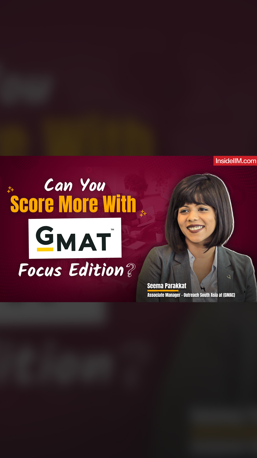 GMAT Focus Edition: Syllabus, Exam Pattern | New GMAT Exam - InsideIIM