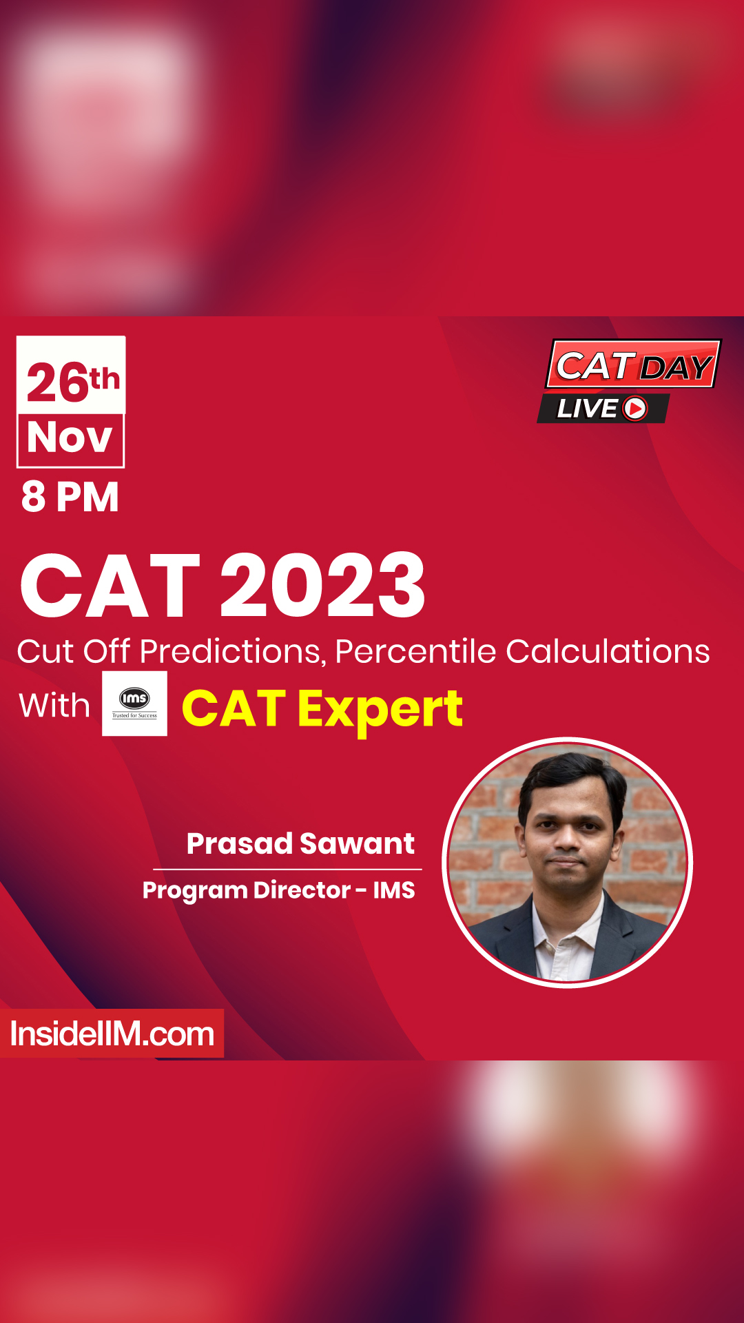 CAT 2023 Analysis, Expected Percentile And Cut-Offs | Prasad S., IMS ...