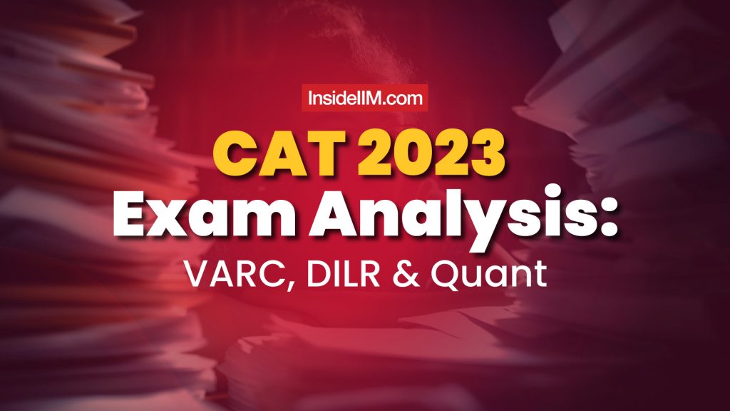 CAT 2023 Exam Analysis: Slot-Wise Insights, Difficulty Levels & Percentile Predictions