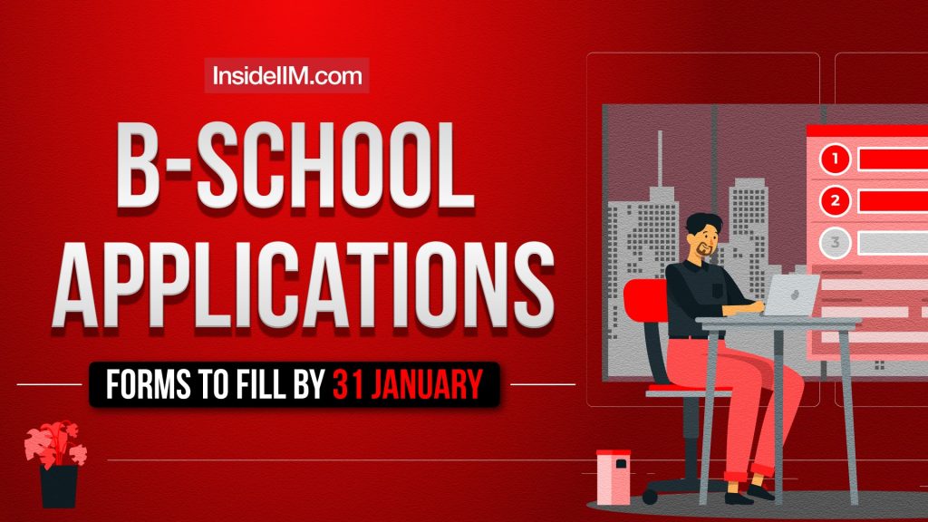 B-School Applications Tracker - Reminder for 31 January!