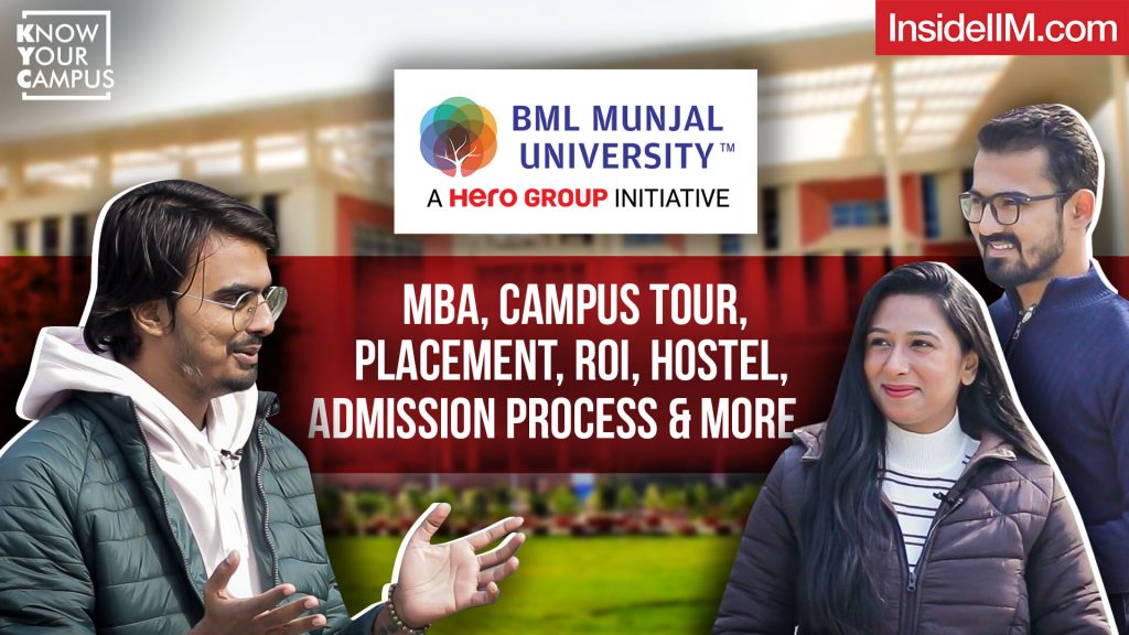BML Munjal University: MBA, Campus Tour, Placement, RoI, Hostel, Admission Process & More | KYC