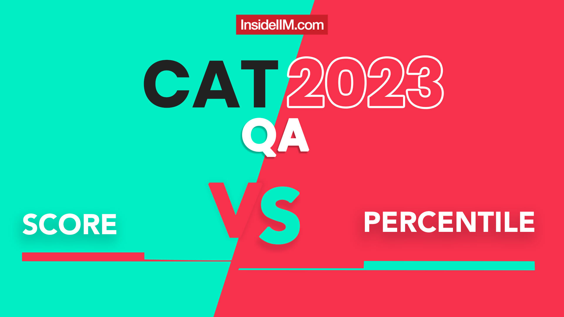 Cat Score Vs Percentile 2023 Quantitative Aptitude Analysis Insideiim Insideiim