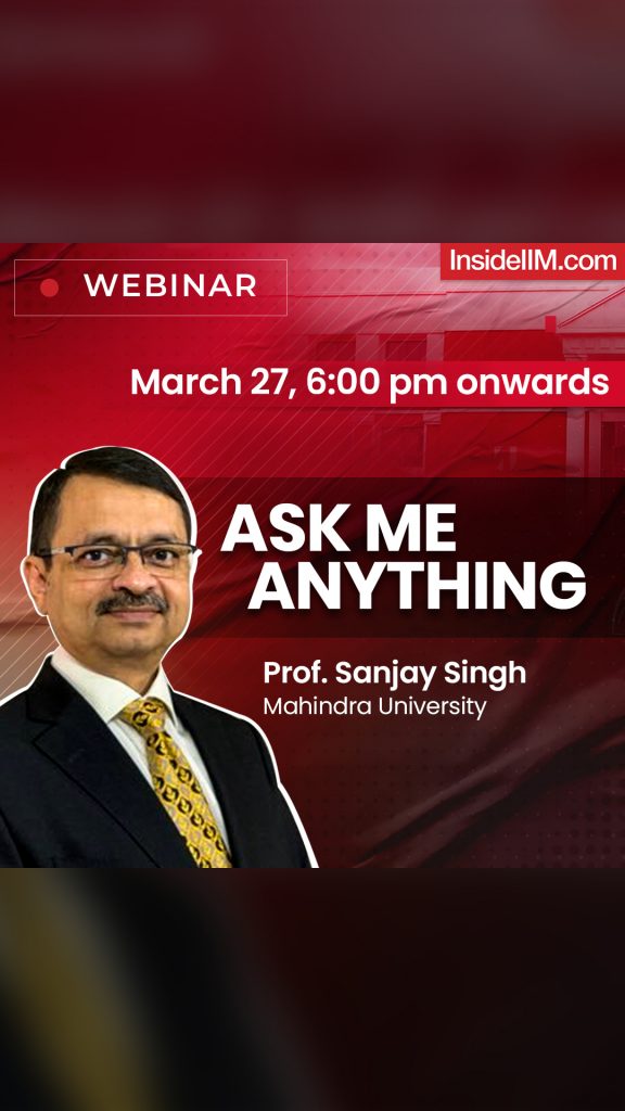 Joining A New B-school? Ask Me Anything on MBA Colleges, Placement, Jobs & More, Ft. Sanjay Singh