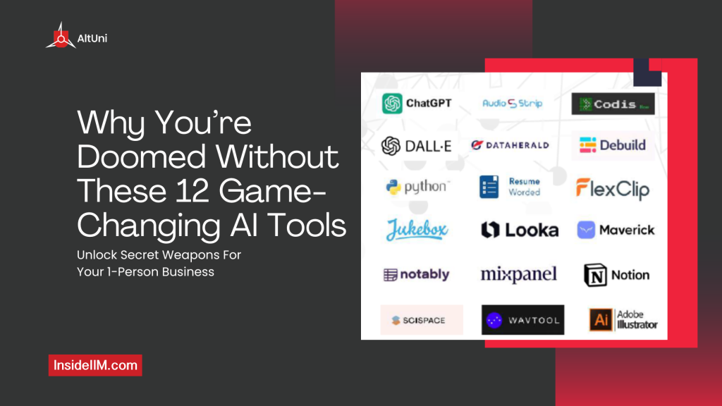 12 AI Tools You Can't Afford To Ignore | Your Business's Secret Weapons