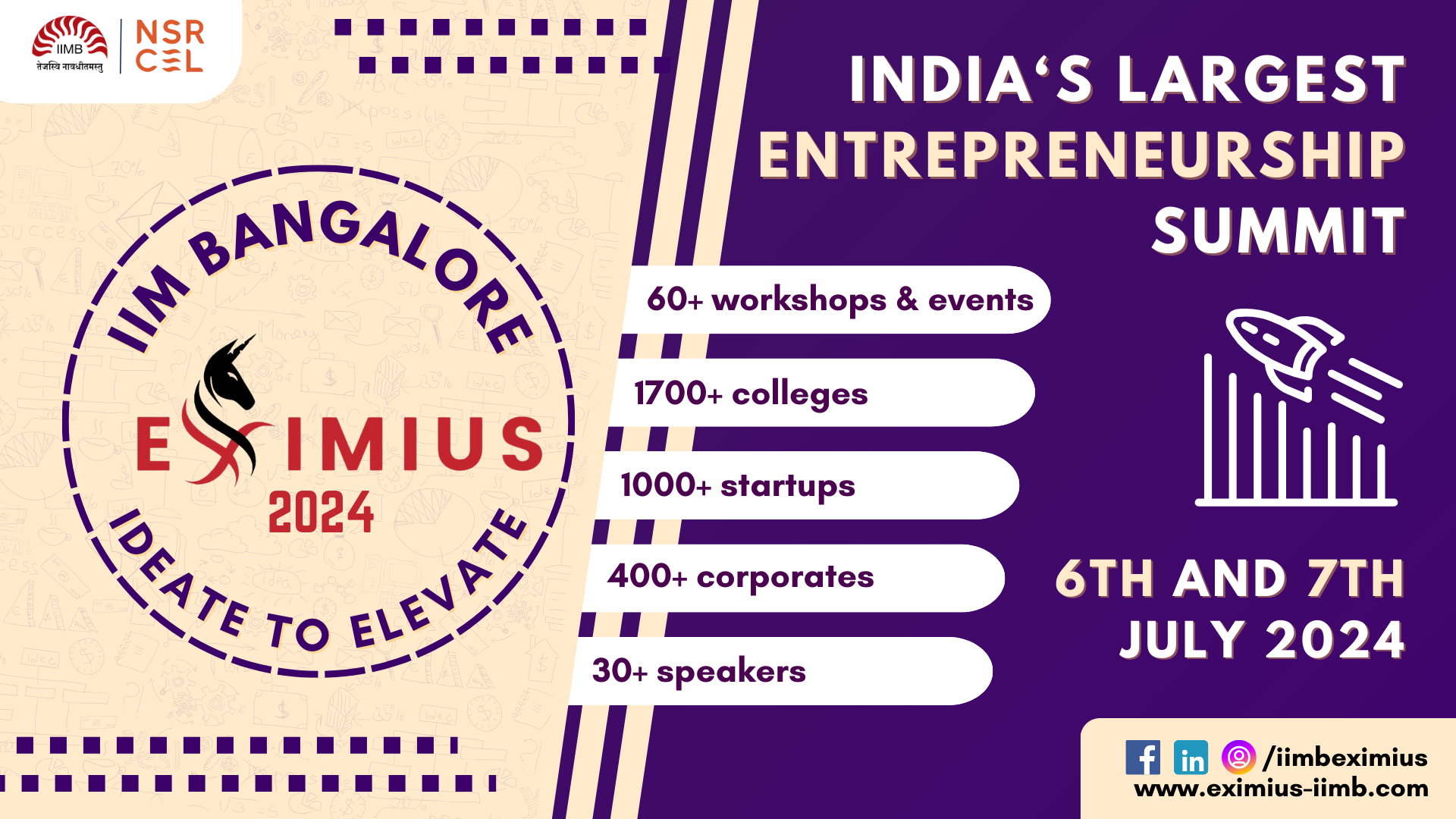 IIM Bangalore Launches Eximius 2024: India’s largest E-Summit In ...