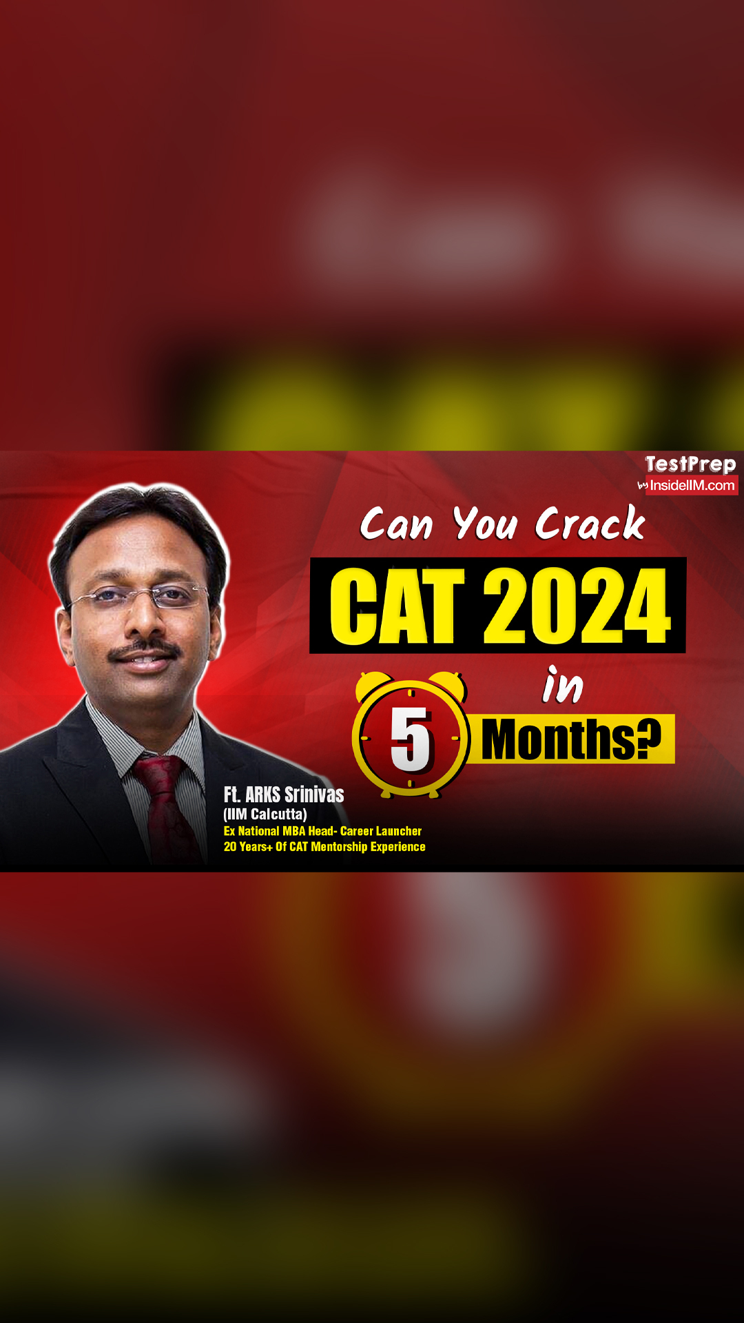 Are 5 Months Enough To Crack CAT 2024 ? Ft. ARKS Sir - InsideIIM