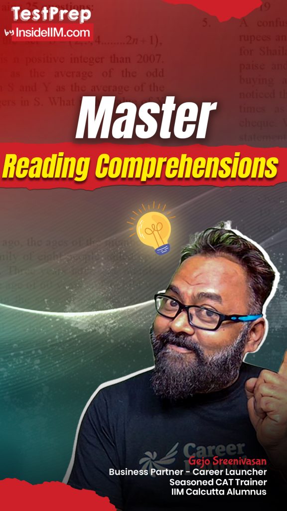 CAT 2024 Reading Comprehension Tricks To Score 99%ile In VARC ft. Gejo Sir