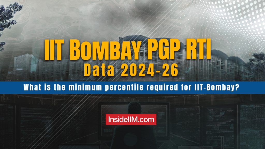 IIT-Bombay MBA RTI Data 2024-26: What is the minimum percentile required to get into IIT Bombay? 