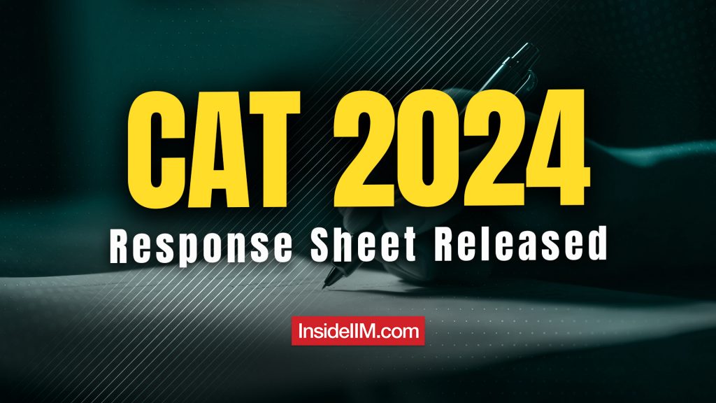 Official CAT Response Sheet 2024 Released by IIM-Calcutta: Download Now!