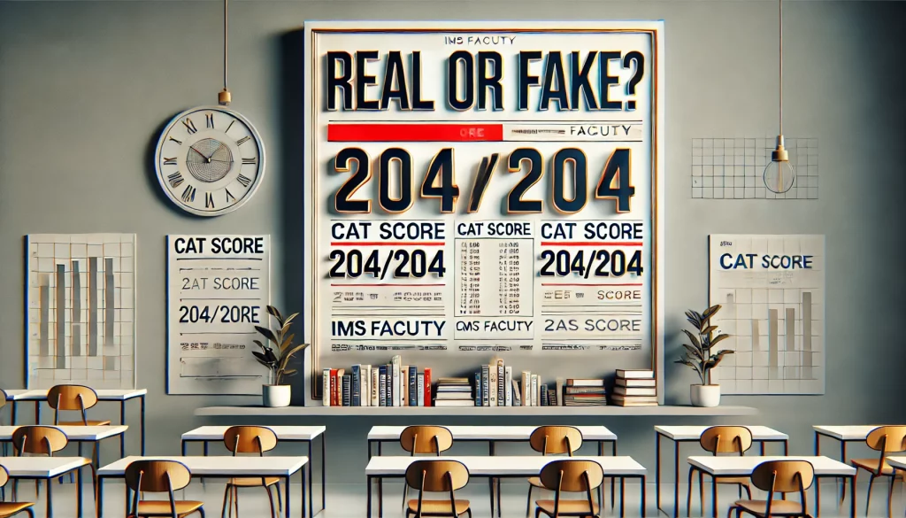 204/204 Perfect Score in CAT 2024? IMS Issues Clarification