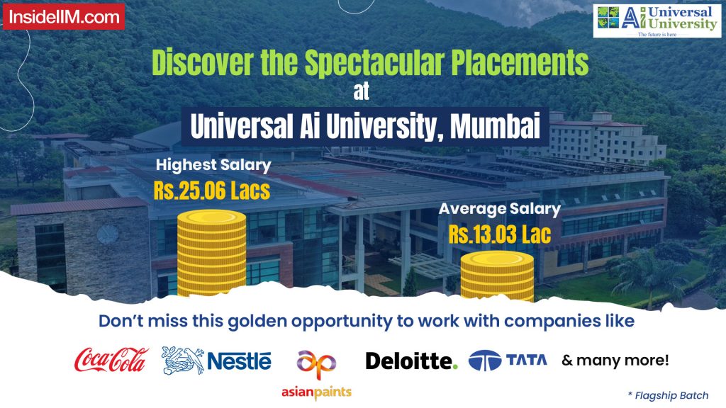 Universal AI University Sets New Benchmarks in 2024 MBA Placements