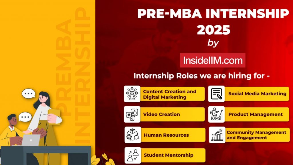 Pre MBA Internship 2025 by InsideIIM: Learn Before Your MBA Starts