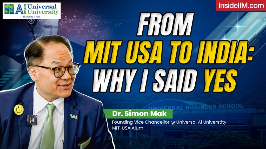 India’s First American Vice Chancellor on AI & the Future of Education, Ft. Dr. Simon Mak