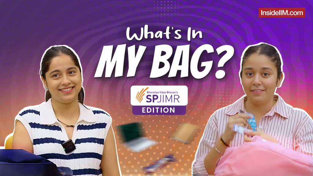 What’s in My Bag: PGDM Student Edition | Life at SPJIMR