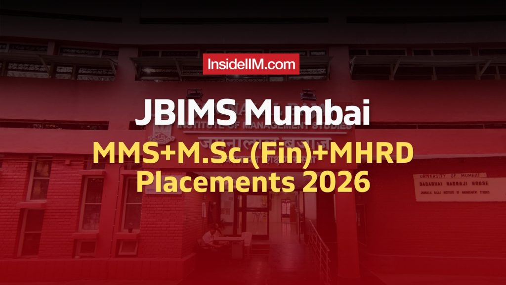 JBIMS Final Placements 2024–26: MMS Average Salary At ₹26.67 LPA, Highest CTC Touches ₹80 LPA