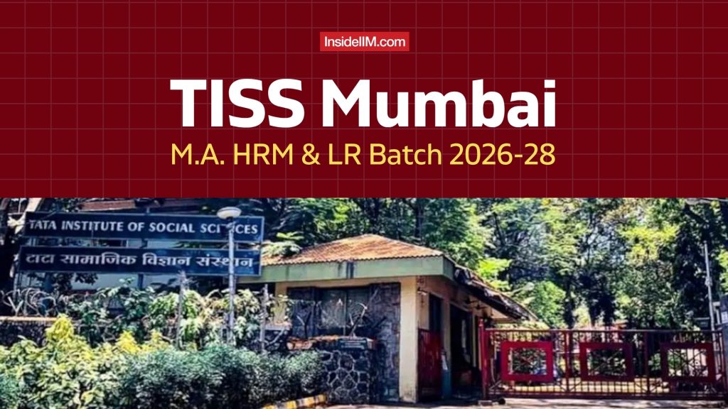 TISS Mumbai M.A. HRM & LR Batch Profile 2026–28: Academic Background, Work Experience & Industry Mix