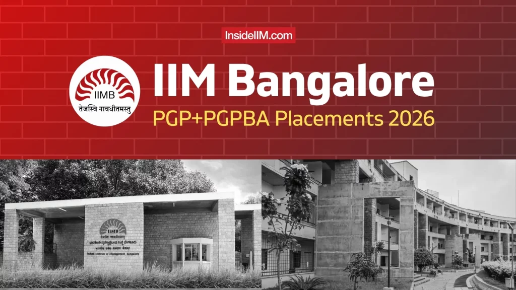IIM Bangalore Placements 2026: 664 Offers, Consulting Tops