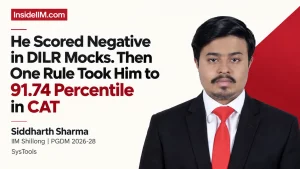 From Negative DILR Mocks to 91.74 Percentile in CAT: The One Rule That Changed His Score