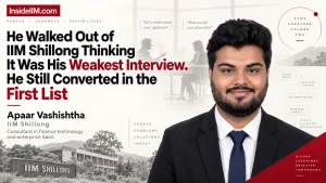 CAT 99.54 Percentile to IIM Shillong, After a 'Weak' Interview: Apaar's Journey
